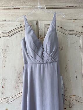 Mori Lee V-Neck Maxi Dress